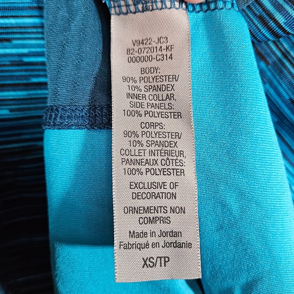 Women's Blue C9 By Champion Duo Dry 1/4 Zip Athletic Pullover Jacket Size XS - Picture 4 of 5